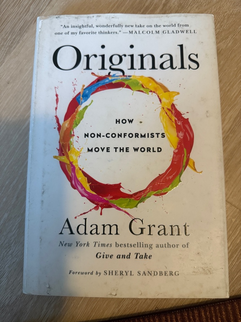 Originals Hardcover Book - White Cover with Multicolor Ring